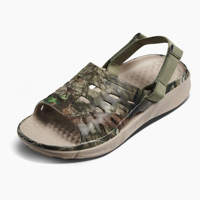 Joybees Mens Trekking Slide Sandals Tan 10 Product Image