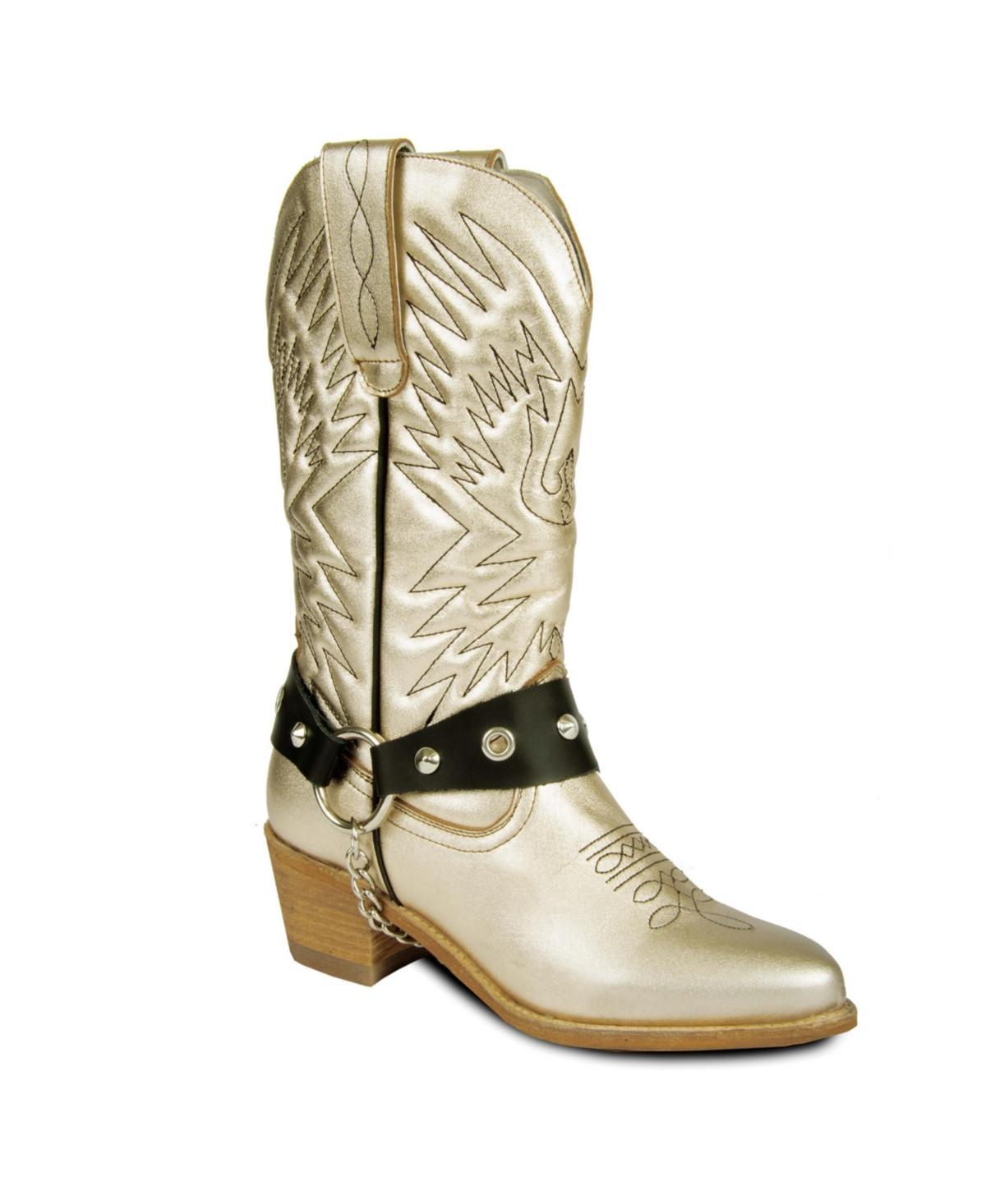 Womens Cowboy Leather Boots By Urbn Kicks Product Image