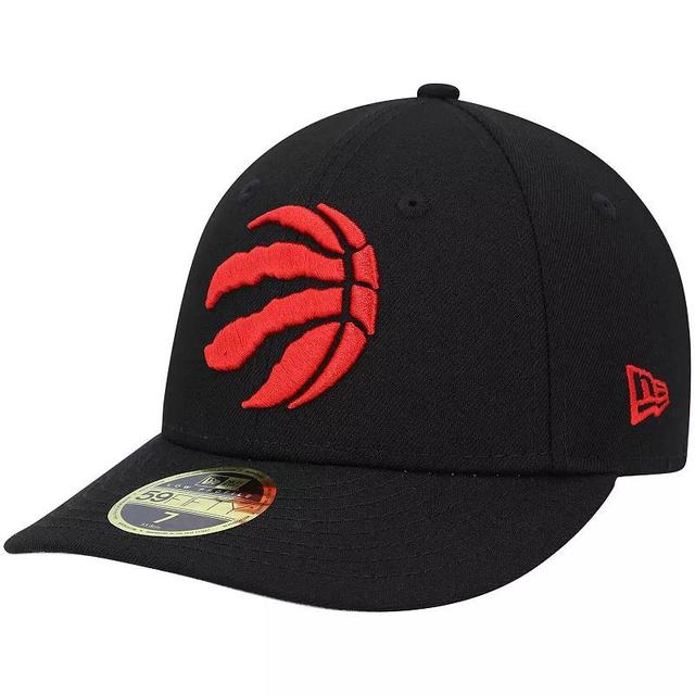 Mens New Era Black Toronto Raptors Team Low Profile 59FIFTY Fitted Hat Product Image