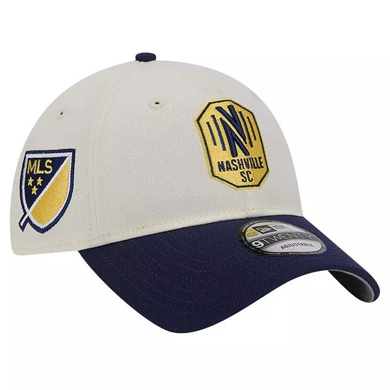 Mens New Era White Nashville Sc 2024 Kick Off Collection 9TWENTY Adjustable Hat Product Image