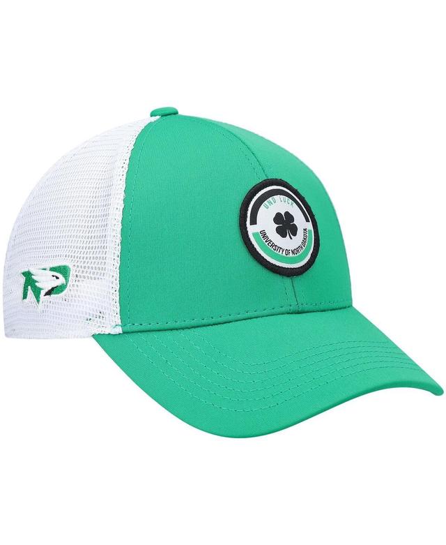 Mens Kelly Green North Dakota Motto Trucker Snapback Hat - Kelly Green Product Image