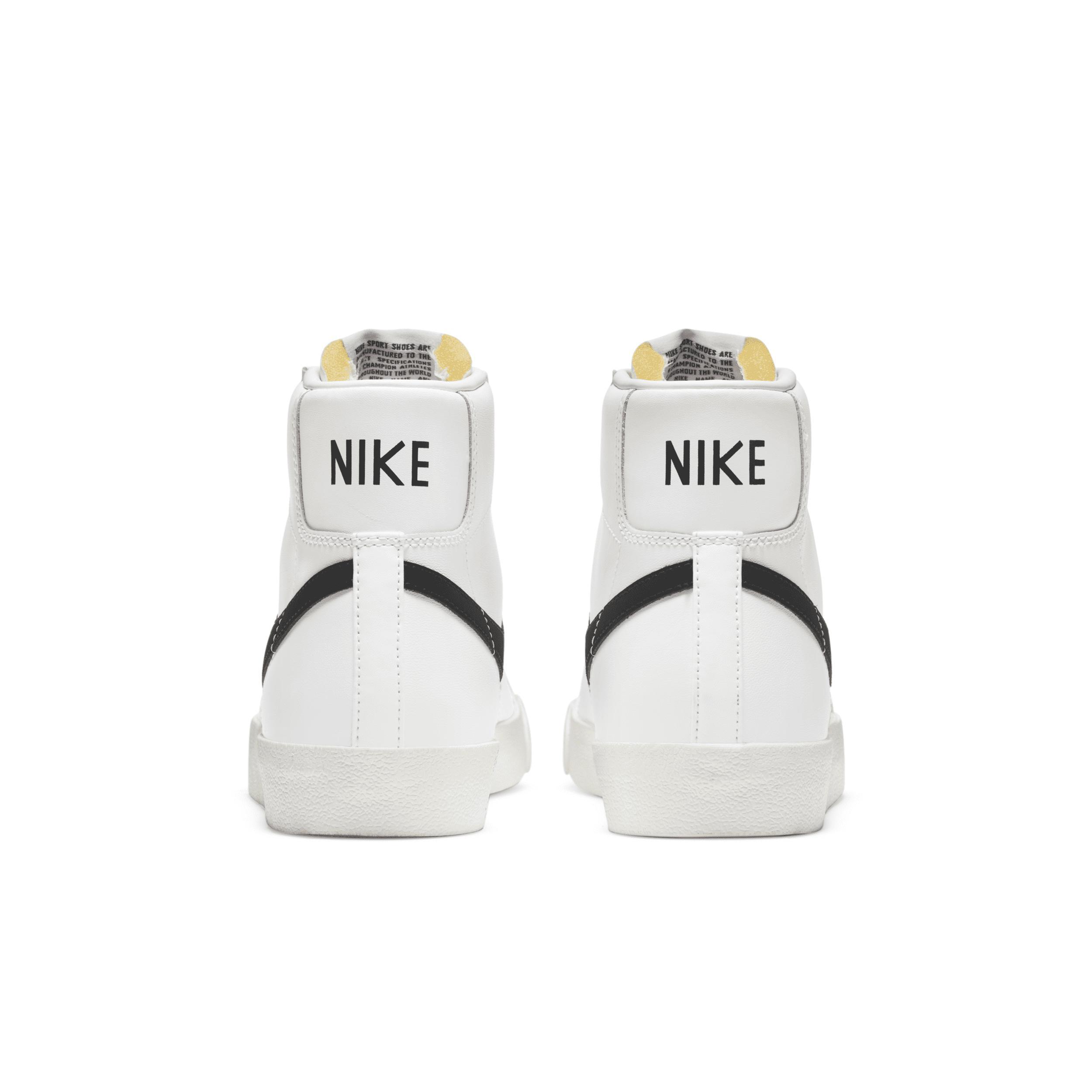 Nike Mens Nike Blazer High - Mens Shoes White/Black/White Product Image