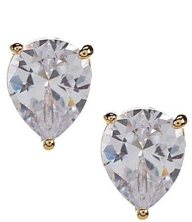 kate spade new york Brilliant Statements Crystal Stud Earrings in Gold Tone Product Image