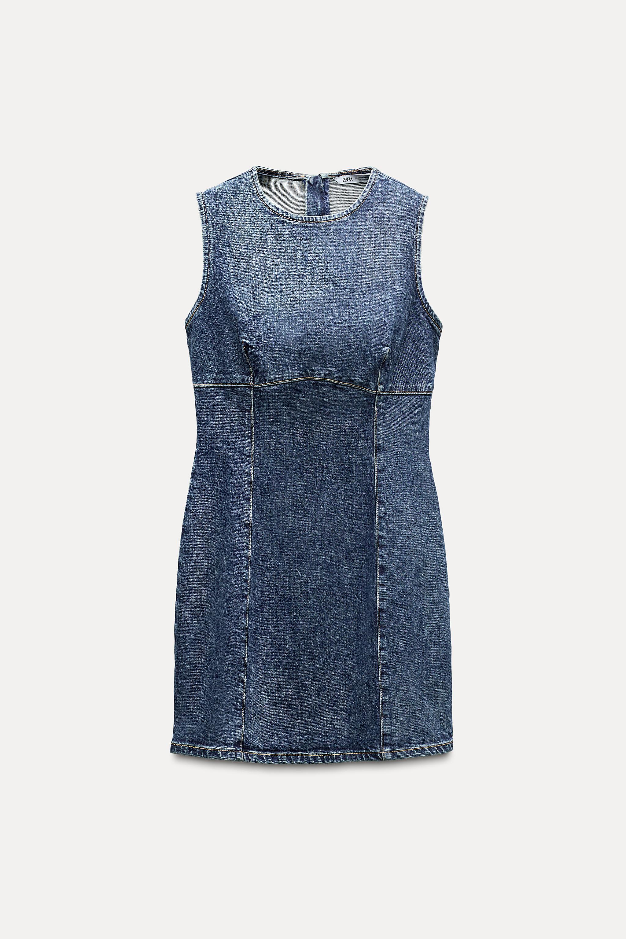 DENIM TRF DRESS Product Image