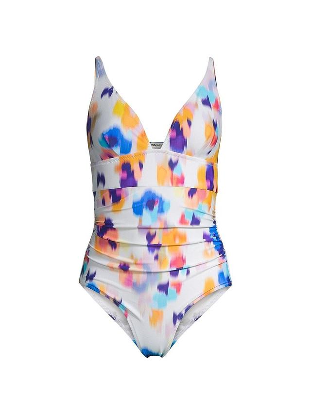 Womens Niki Printed One-Piece Swimsuit Product Image