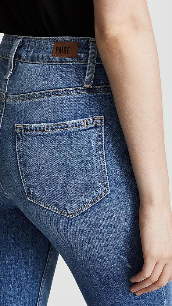 PAIGE High Rise Sarah Slim Jeans | Shopbop Product Image