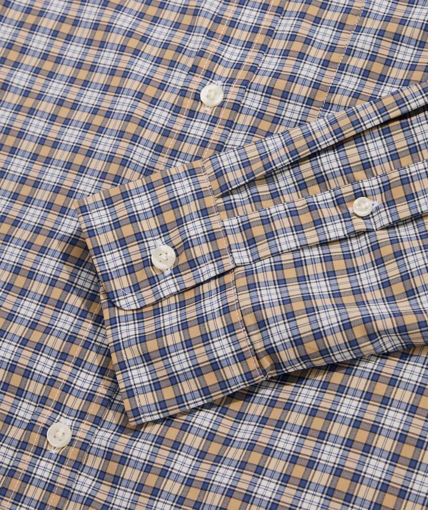 On-The-Go Nylon Plaid Shirt Product Image