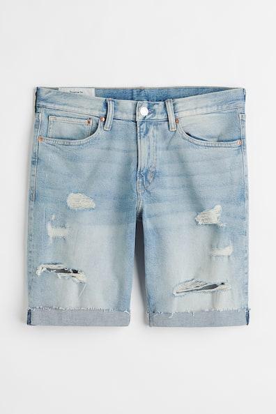 Regular Denim Shorts Product Image