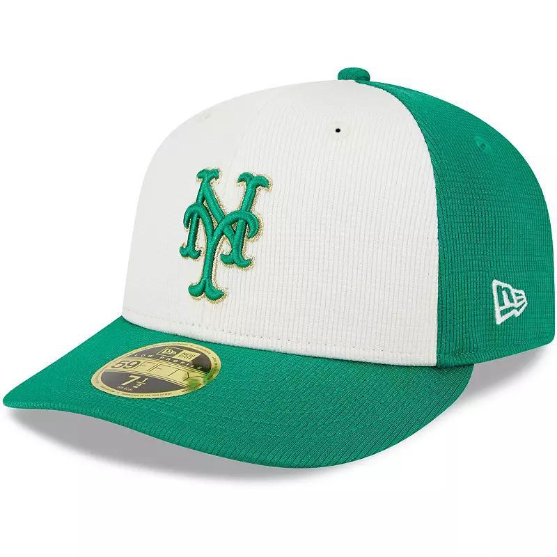 Mens New Era /Green New York Mets 2024 St. Patricks Day Low Profile 59FIFTY Fitted Hat Product Image