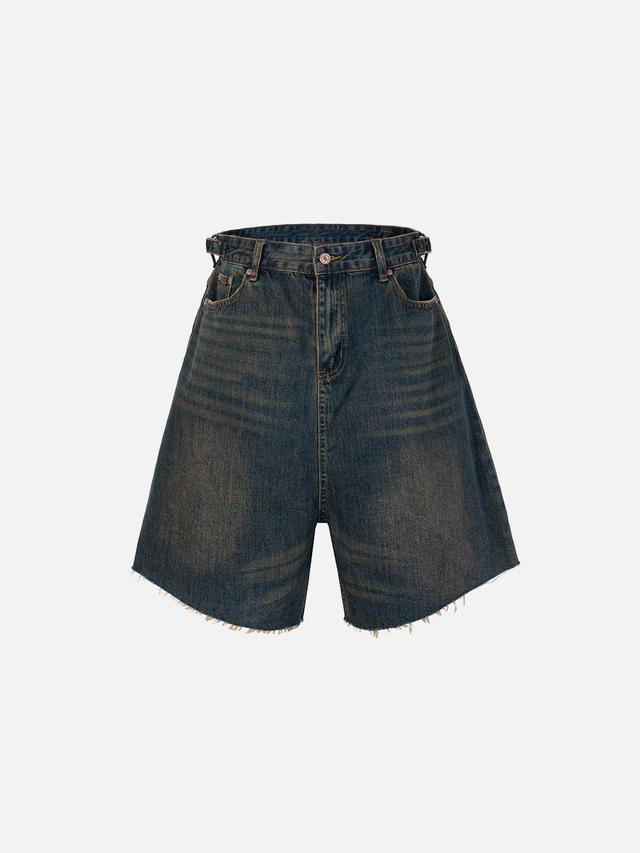 Aelfric Eden Washed Fringe Jorts Product Image