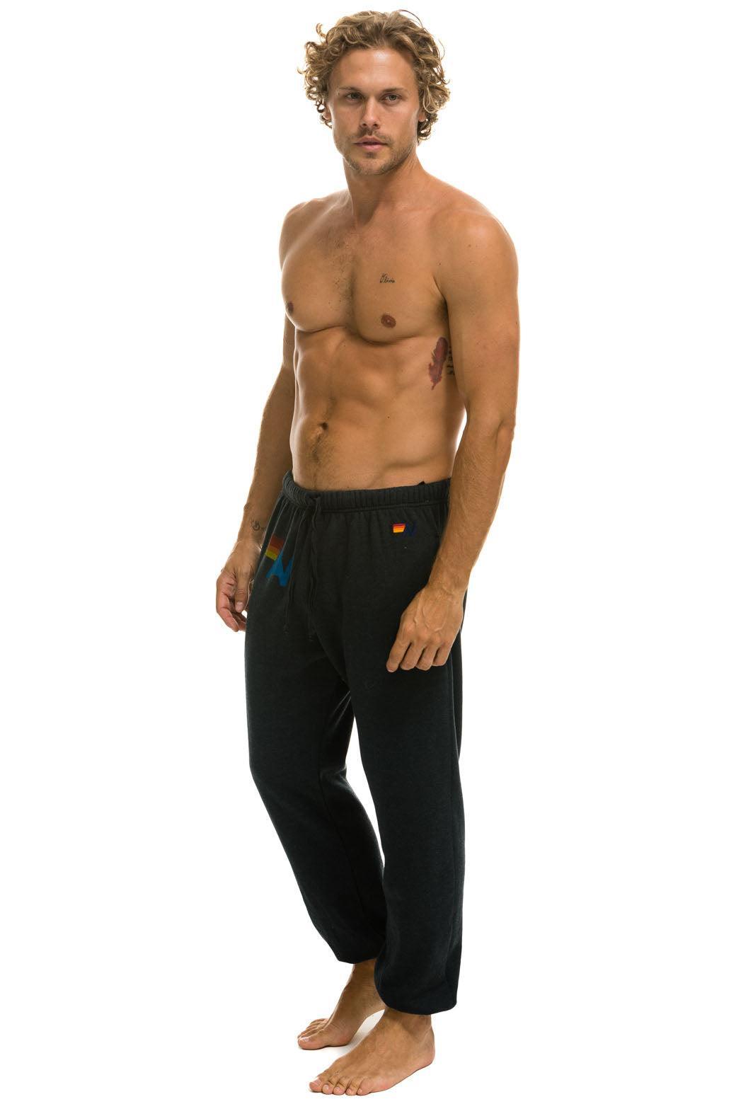 LOGO SWEATPANTS - CHARCOAL Male Product Image