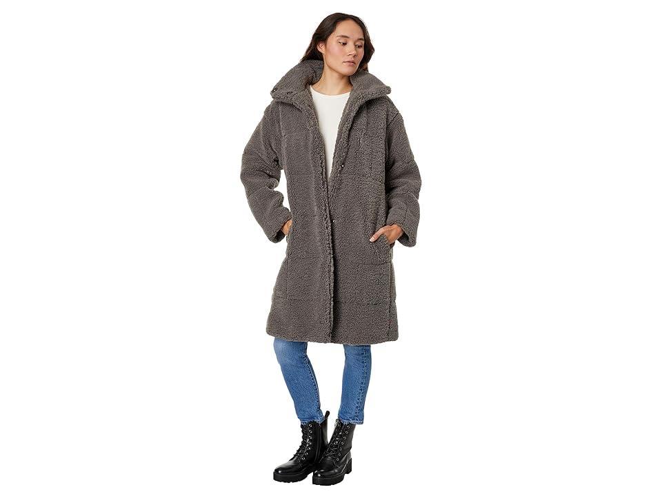 Levi's(r) Quilted Sherpa Full-Length Teddy (Carbon Grey) Women's Clothing Product Image