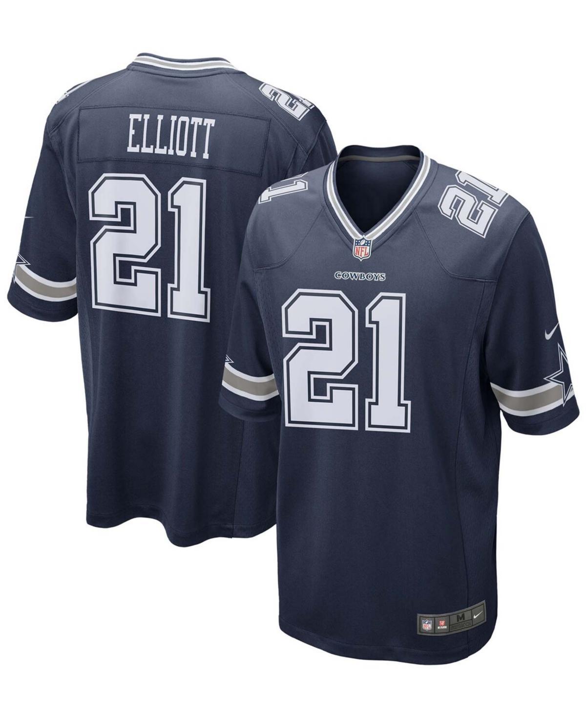 Nike Mens Ezekiel Elliott Dallas Cowboys Game Team Jersey - Navy Product Image