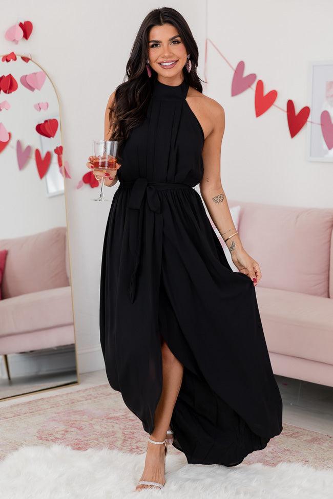 Tell Me About It Black Maxi Dress FINAL SALE Product Image