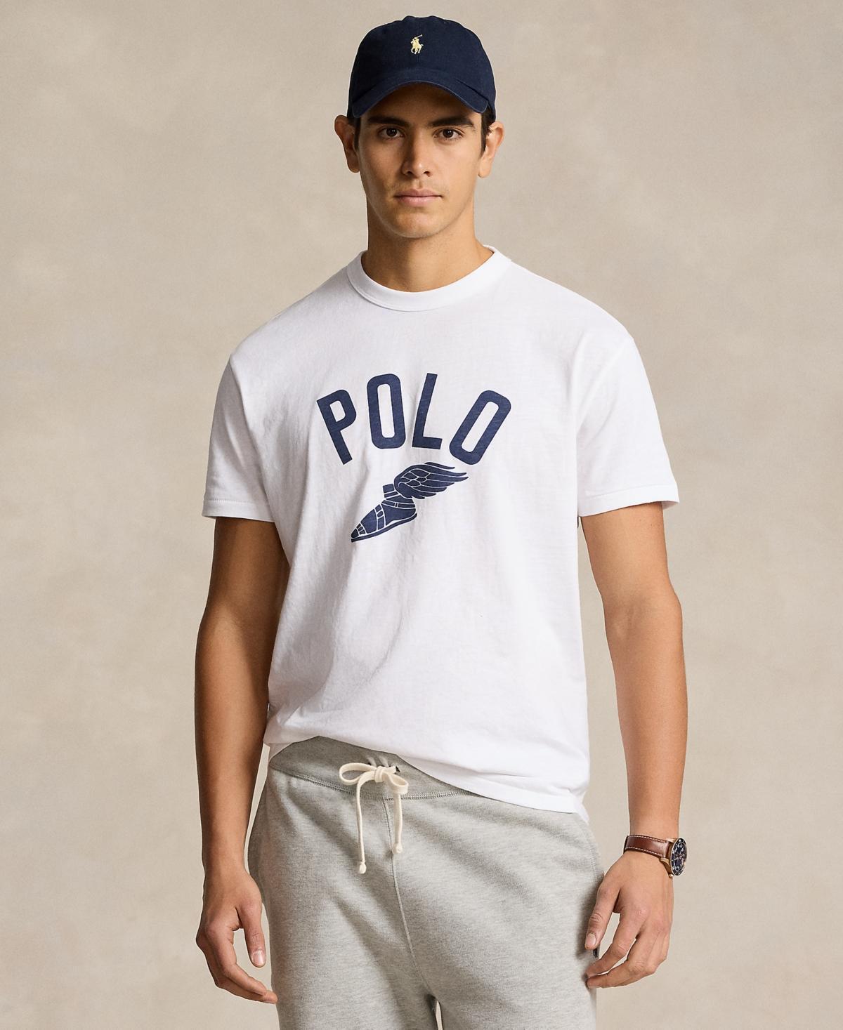 Polo Ralph Lauren Mens Classic-Fit Graphic Slub Jersey T-Shirt Product Image