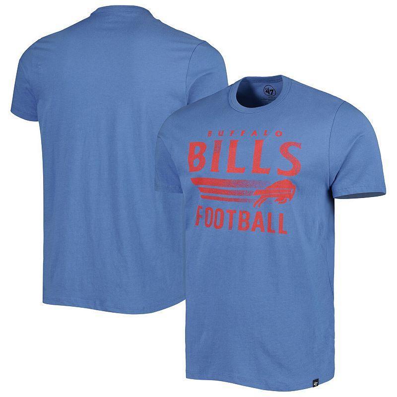 Mens 47 Brand Royal Buffalo Bills Wordmark Rider Franklin T-shirt Product Image