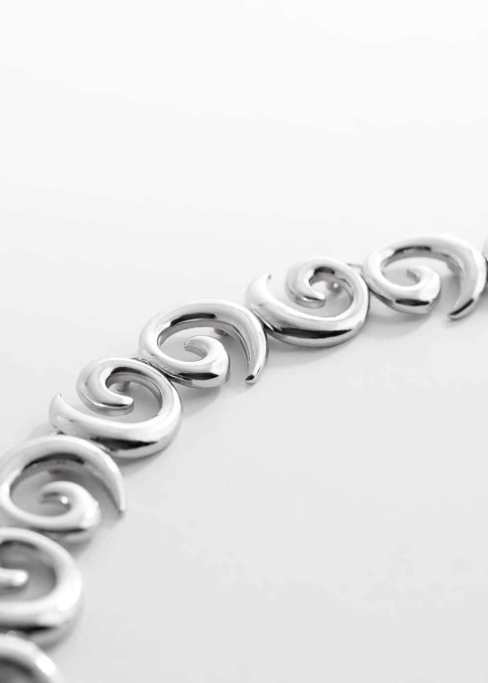 MANGO - Spiral necklace - One size - Women Product Image