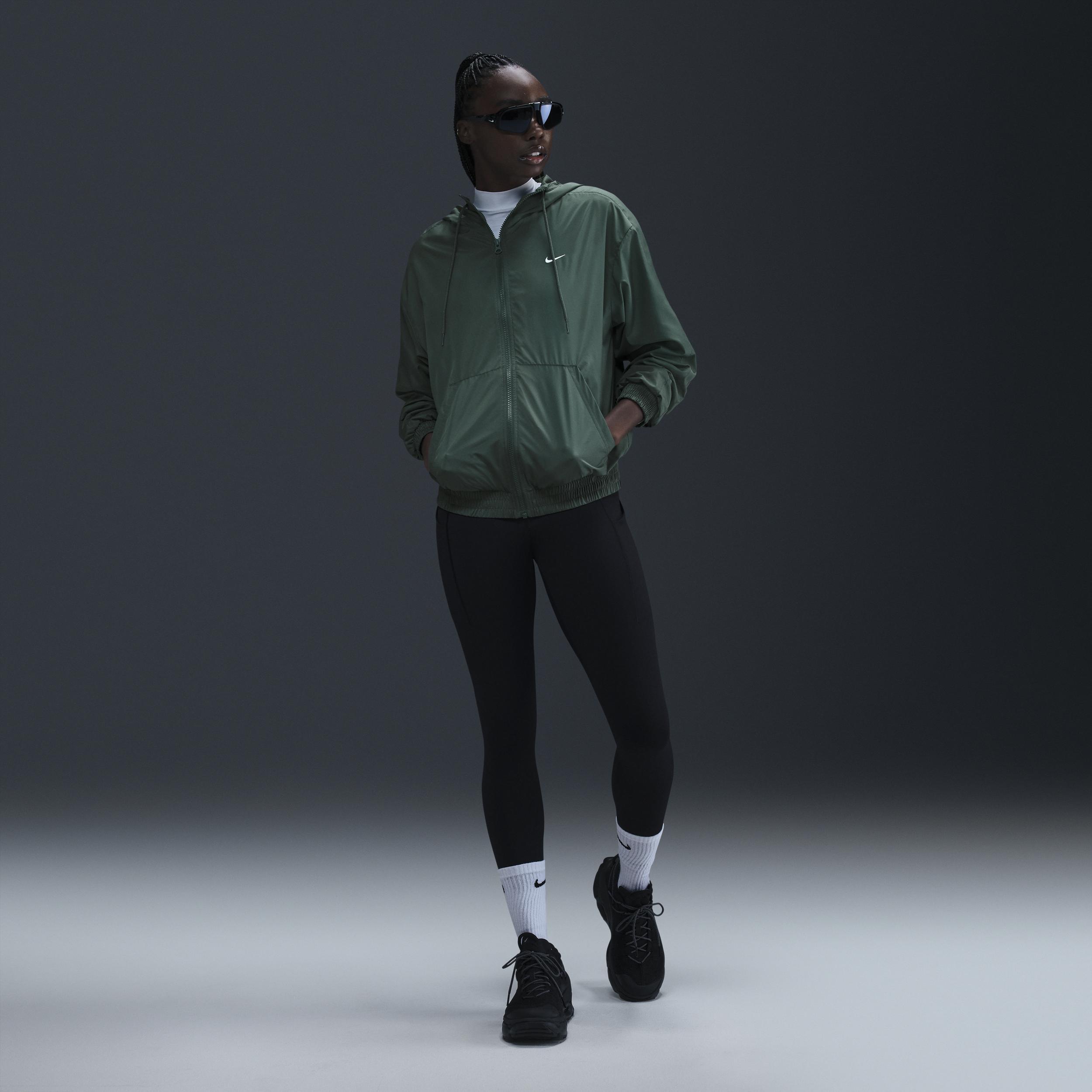 Womens Nike Sportswear Classic Wovens Loose UV Hooded Jacket Product Image