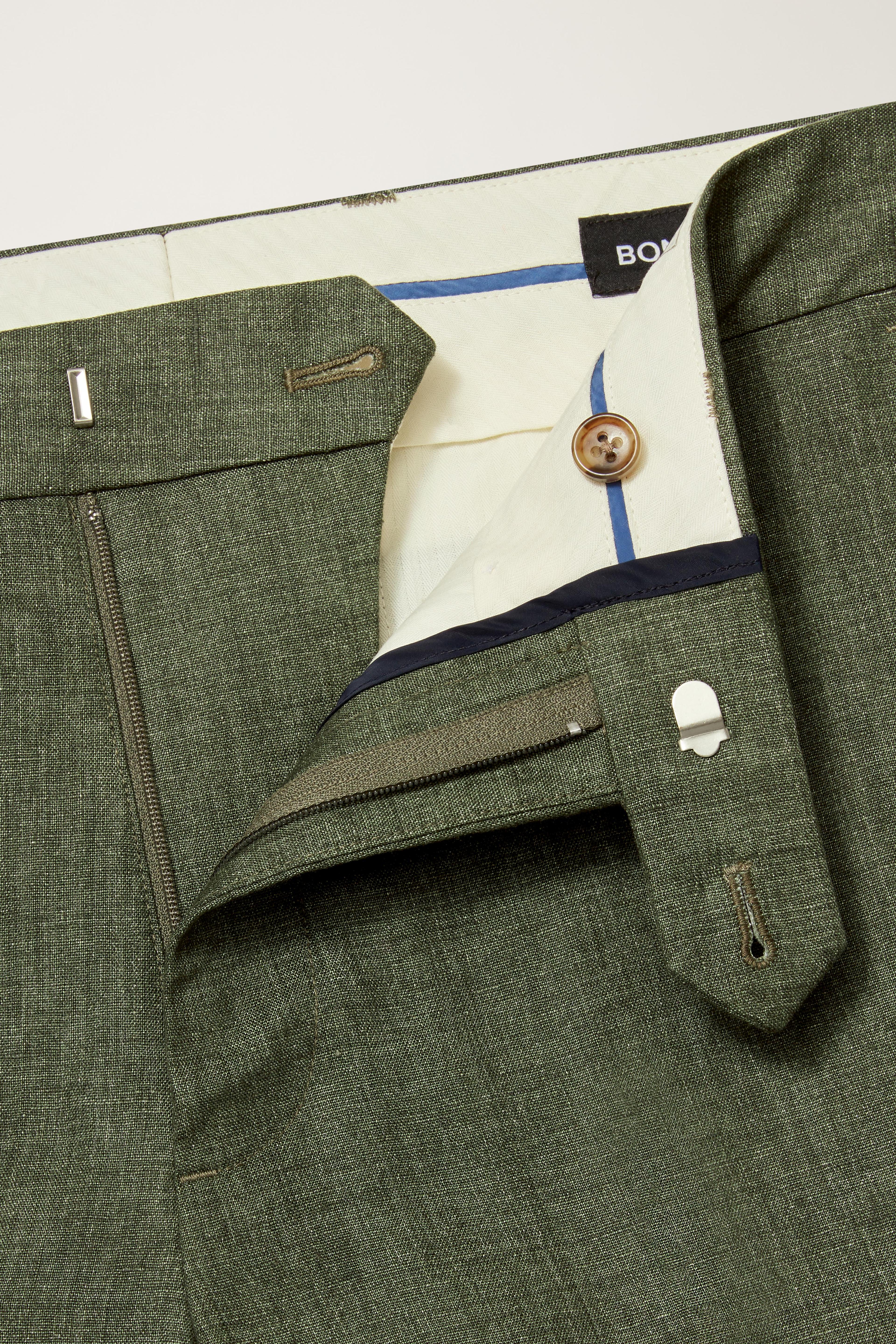 Italian Stretch Linen Suit Pant Product Image