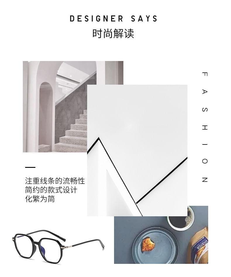 Plain Square Eyeglasses Product Image