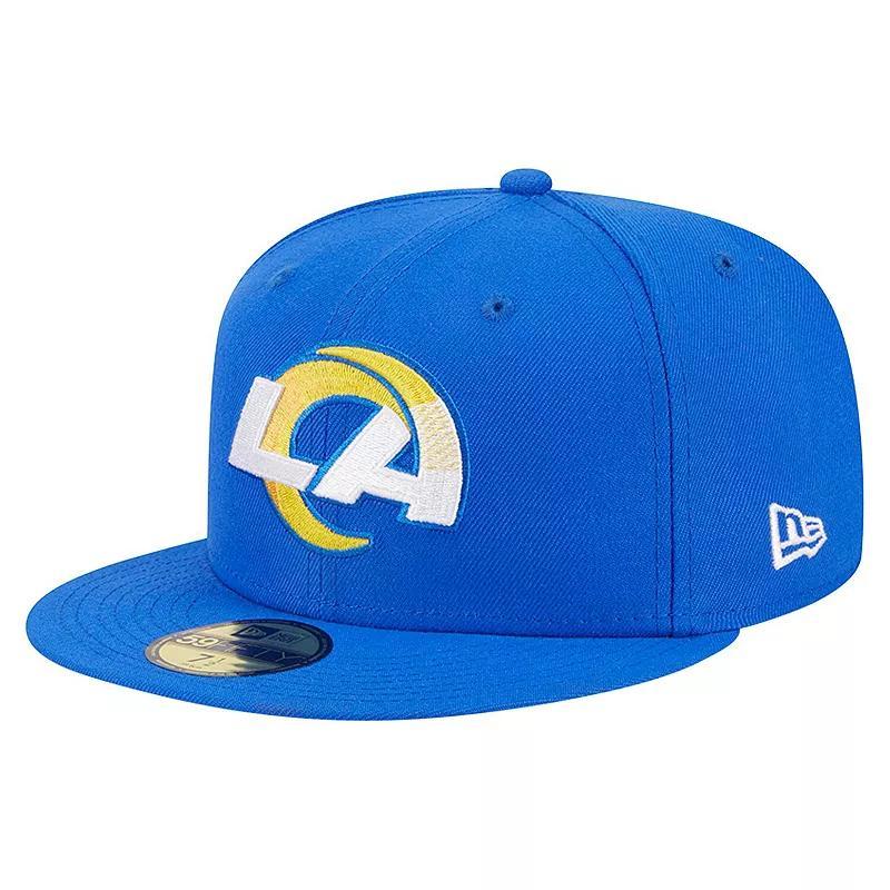 Mens New Era Royal Los Angeles Rams Main 59FIFTY Fitted Hat Product Image