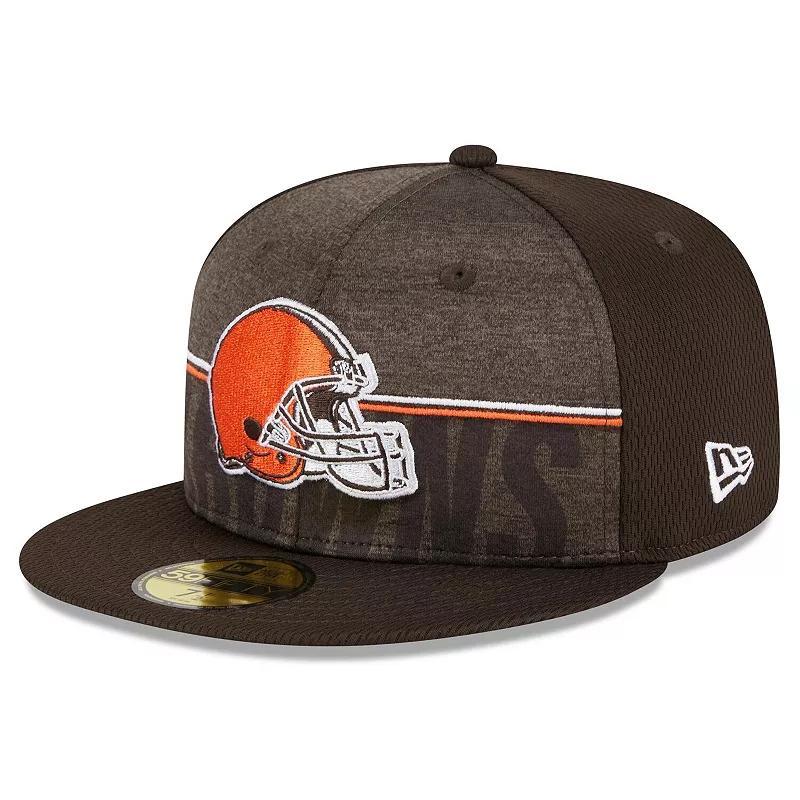 Mens New Era Brown Cleveland Browns 2023 Nfl Training Camp 59FIFTY Fitted Hat Product Image