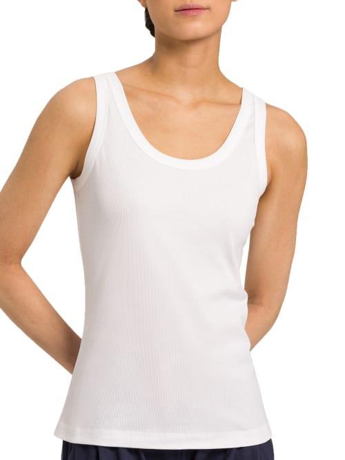 Womens Sleep And Lounge Ribbed Cotton Tank Top Product Image