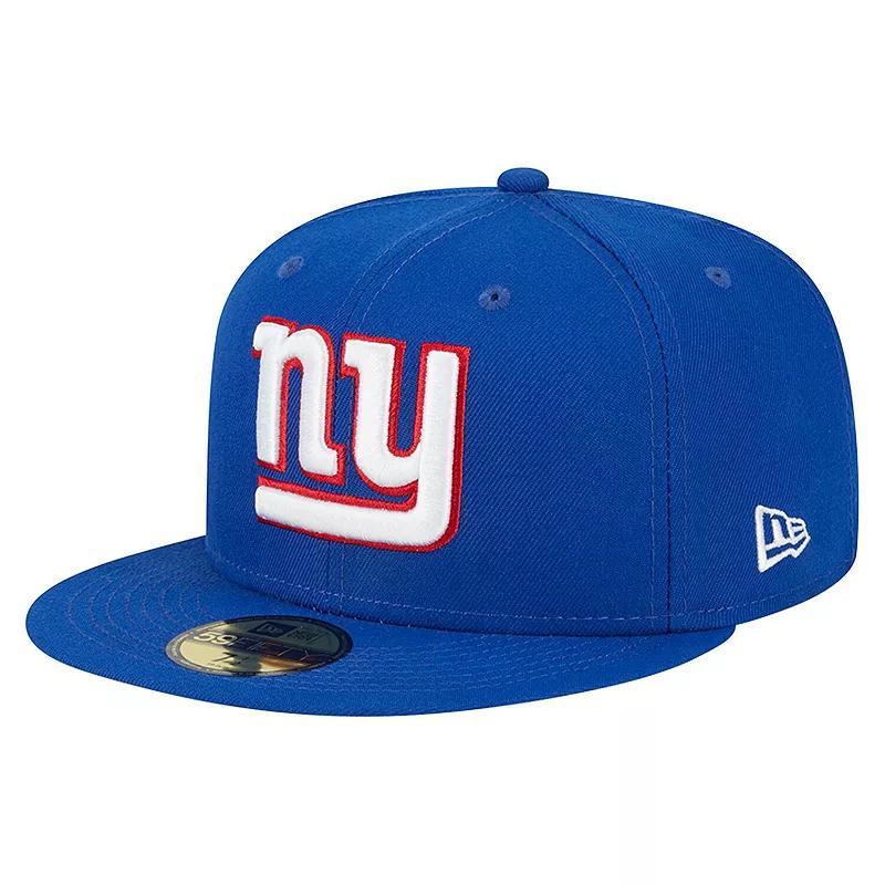 Mens New Era Royal New York Giants Main 59FIFTY Fitted Hat Product Image