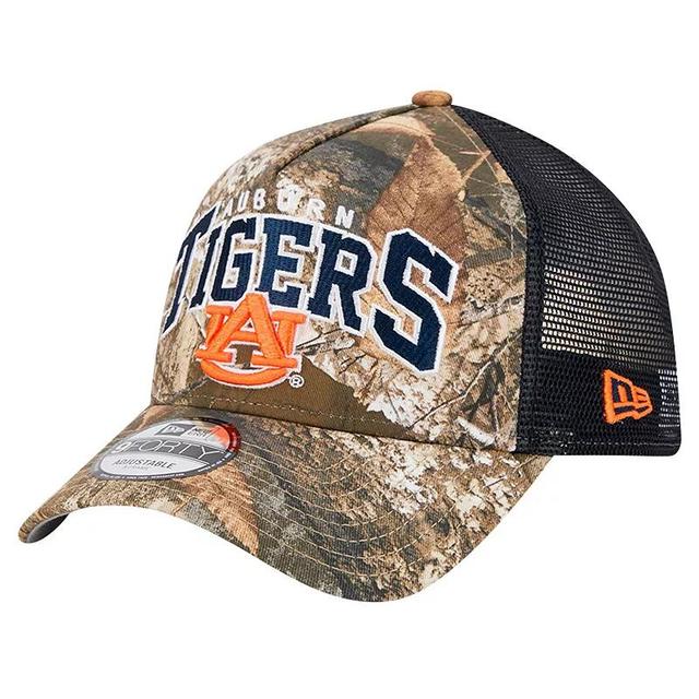 Mens New Era Camo/Navy Auburn Tigers 9FORTY A-Frame Adjustable Hat Product Image