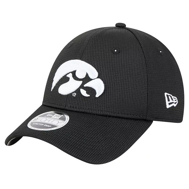 Mens New Era Iowa Hawkeyes Pivot 9FORTY Stretch-Snap Adjustable Hat Product Image