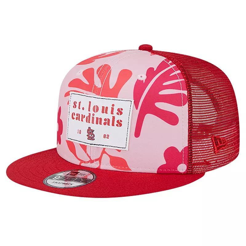 Mens New Era St. Louis Cardinals Bikini Bottom Trucker 9FIFTY Snapback Hat Product Image