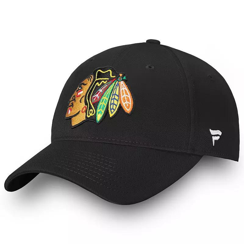 Mens Fanatics Branded Chicago hawks Core Adjustable Hat Product Image