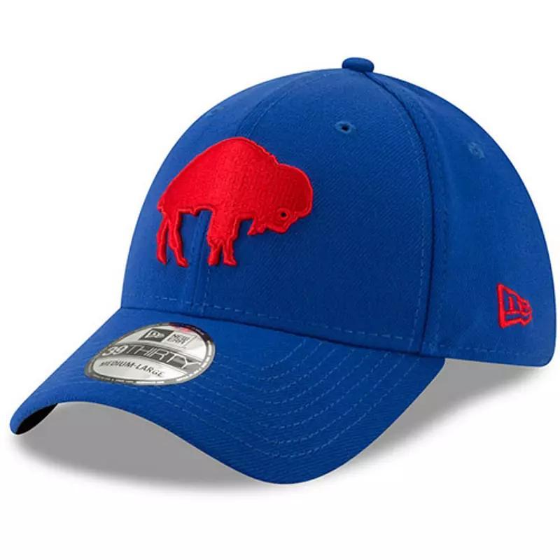 Mens New Era Royal Buffalo Bills Team Classic Throwback 39THIRTY Flex Hat Product Image