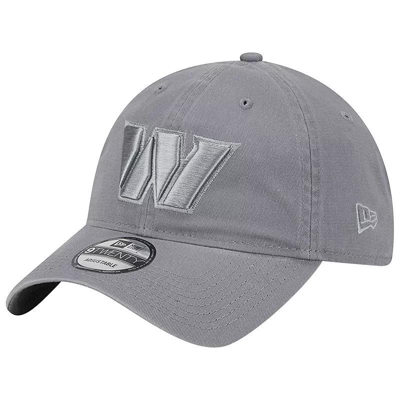 Mens New Era Gray Washington Commanders Color Pack 9TWENTY Adjustable Hat Product Image