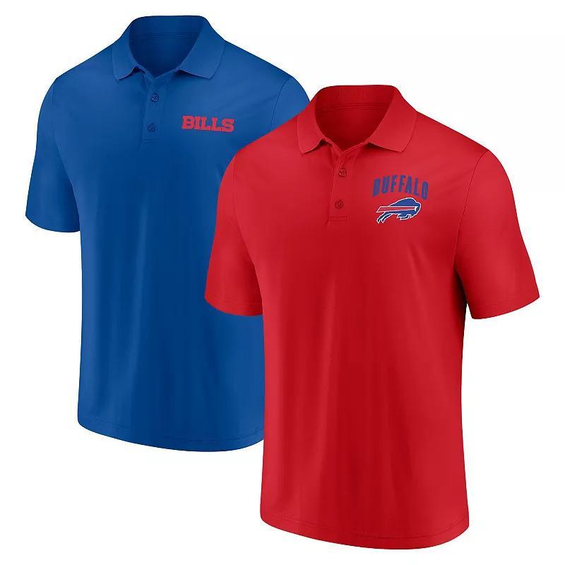 Mens Fanatics Buffalo Bills Lockup Two-Pack Polo Set Product Image