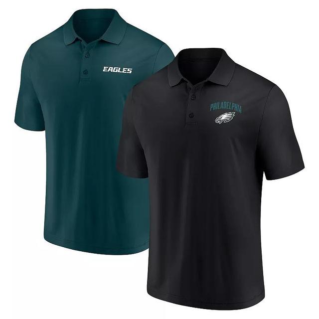 Mens Fanatics Philadelphia Eagles Lockup Two-Pack Polo Set Product Image