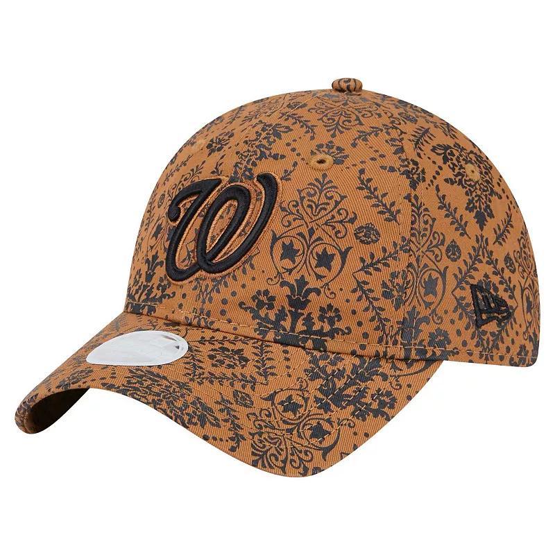 Womens New Era Washington Nationals Vintage Deco 9TWENTY Adjustable Hat Product Image