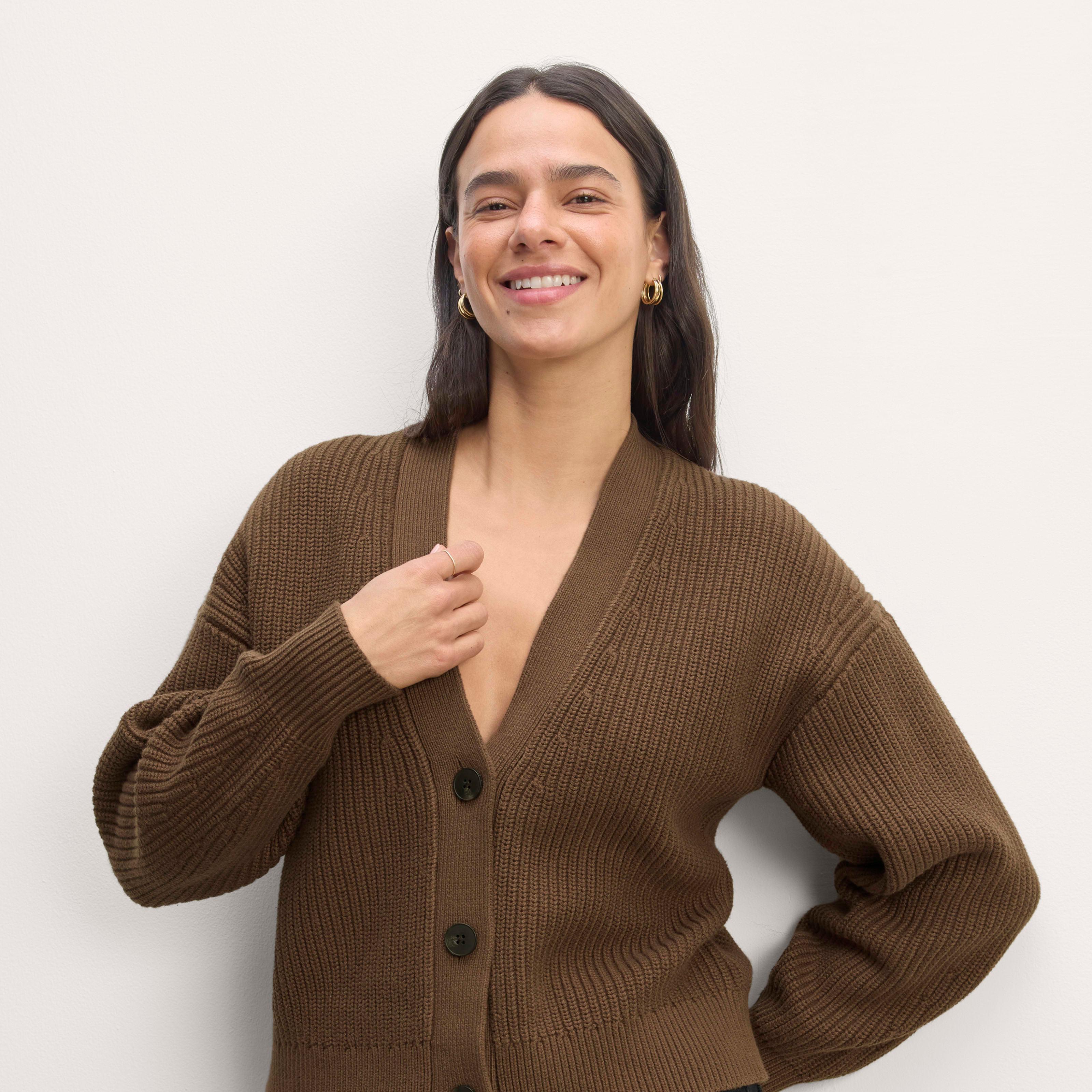 The Boxy Cardigan in Everyday Cotton product image