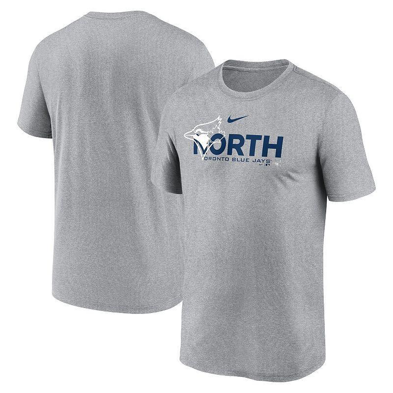 Mens Nike Heathered Charcoal Toronto Blue Jays Local Rep Legend Performance T-Shirt Grey Product Image