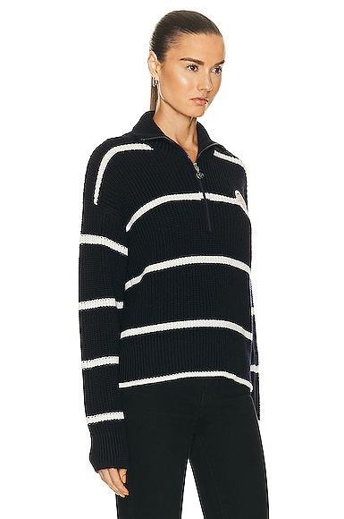 Moncler Turtleneck Sweater in Navy Product Image