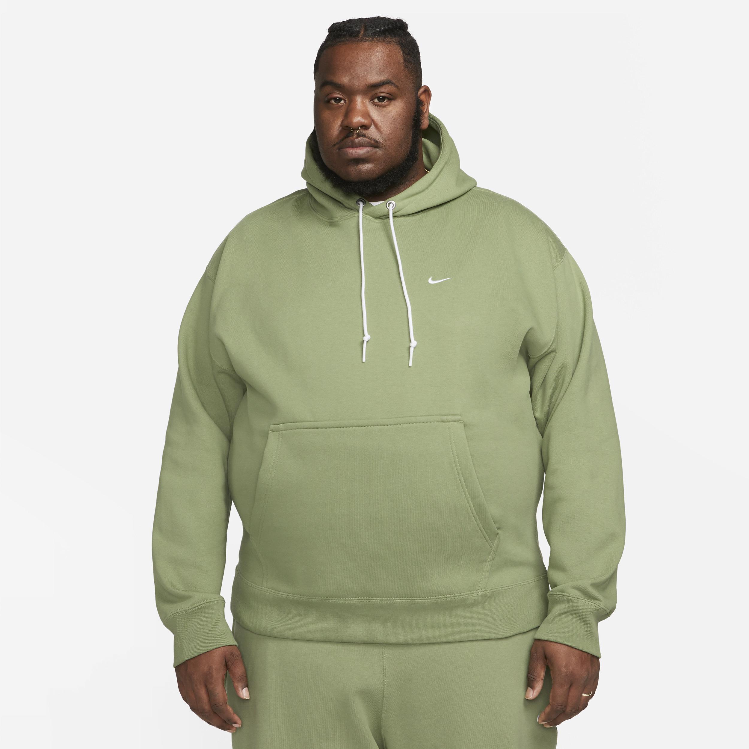 Nike Men's Solo Swoosh Fleece Pullover Hoodie Product Image