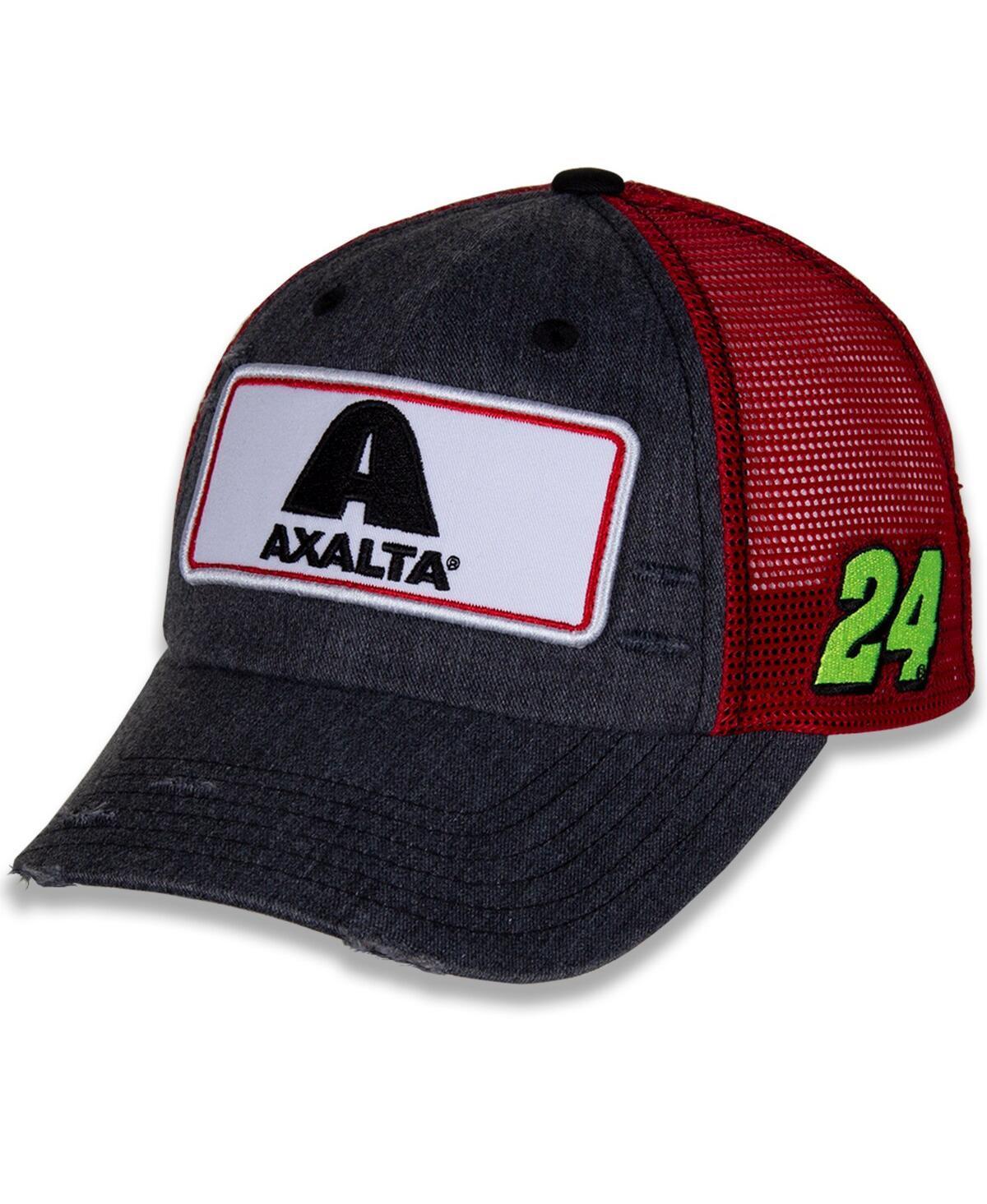 Mens Hendrick Motorsports Team Collection Black William Byron Retro Patch Snapback Adjustable Hat Product Image