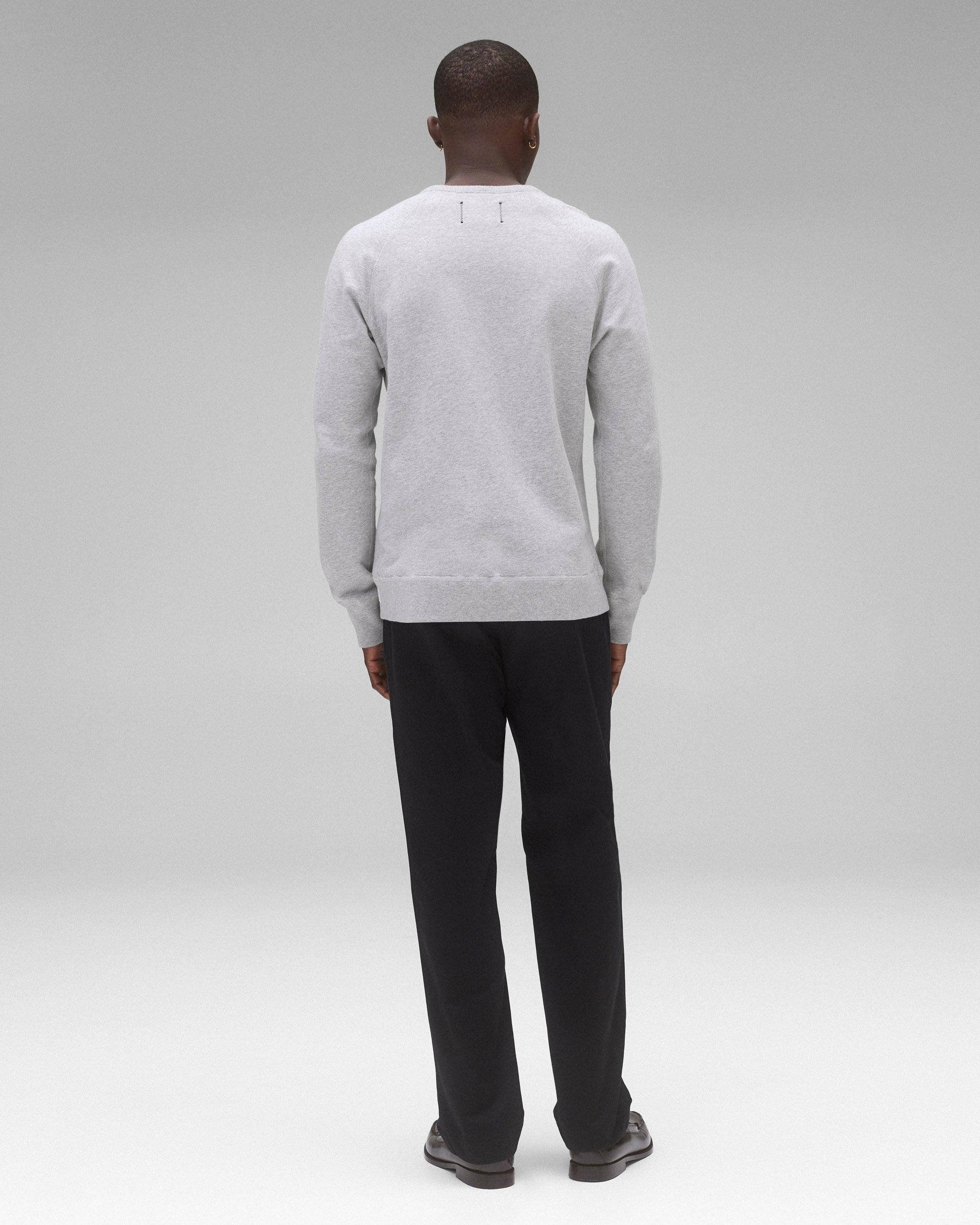 Midweight Terry Slim Crewneck Male Product Image