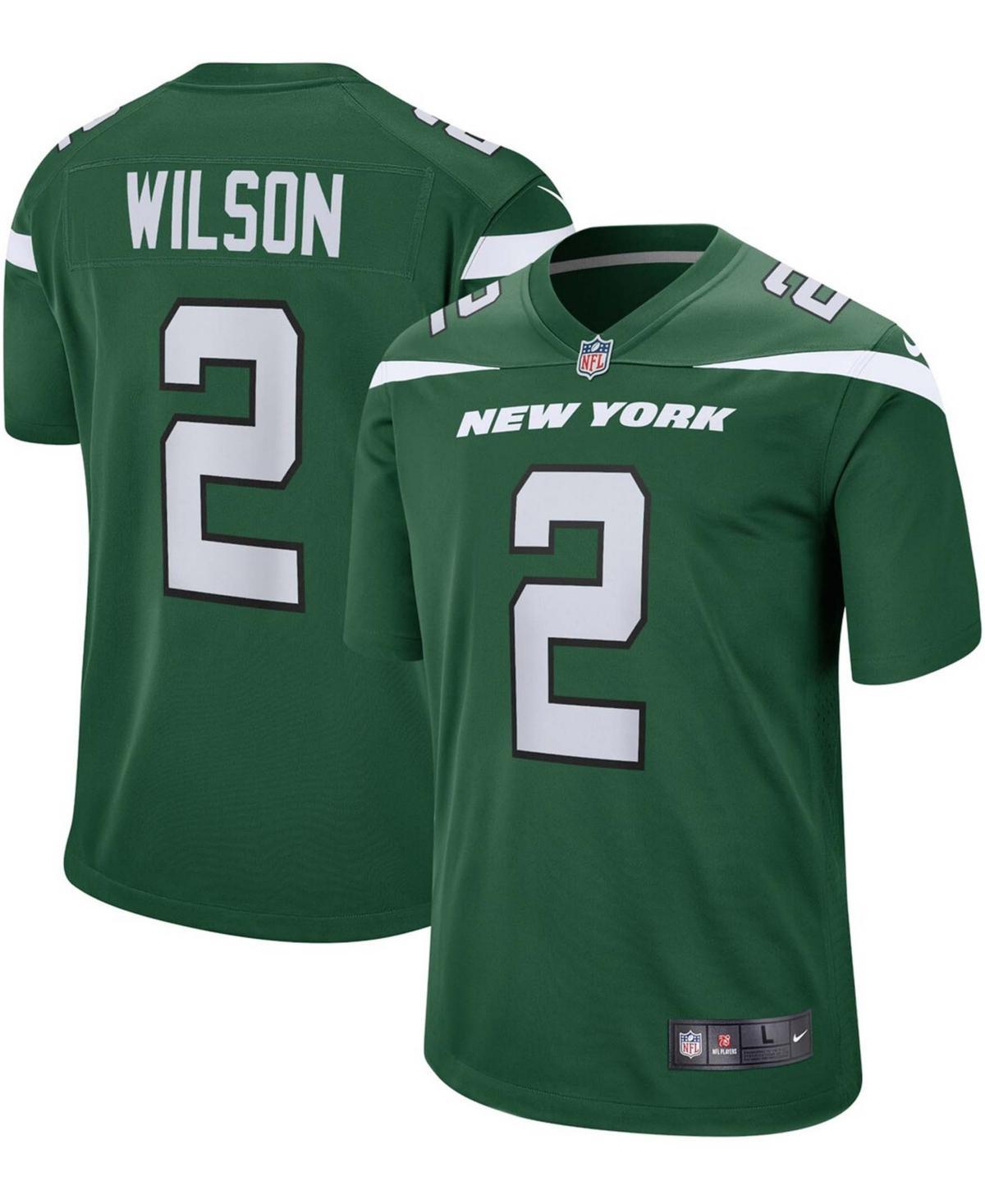 Nike Mens Zach Wilson New York Jets Alternate Game Jersey - White Product Image