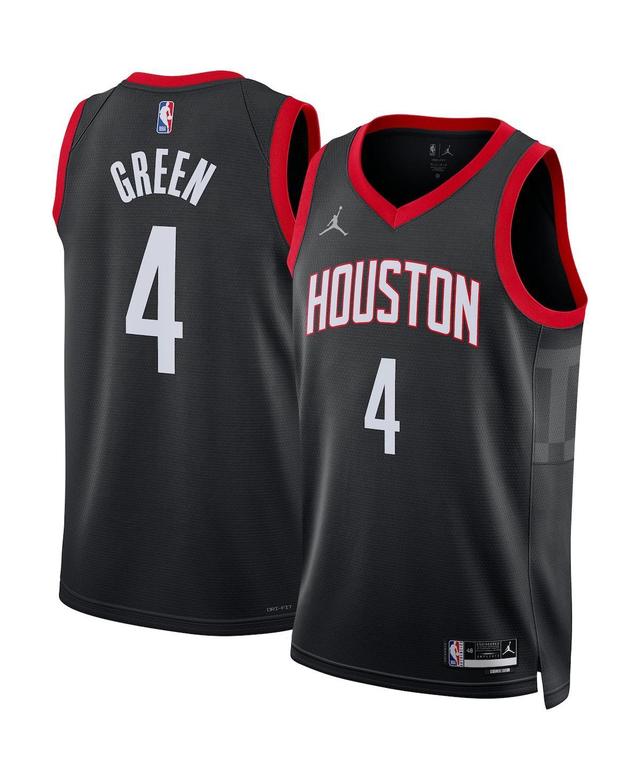 Mens Jordan Jalen Green Black Houston Rockets Statement Edition Swingman Jersey - Black Product Image