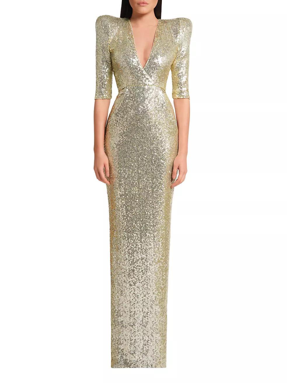 Look At Me Sequin Gown Product Image