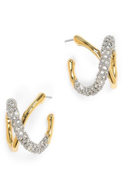 Alexis Bittar Solanales Crystal Orbit Hoop Earrings Product Image