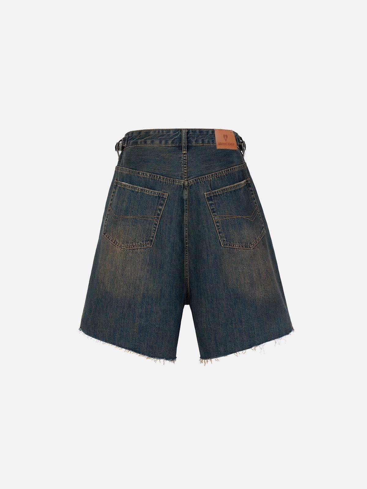 Aelfric Eden Washed Fringe Jorts Product Image