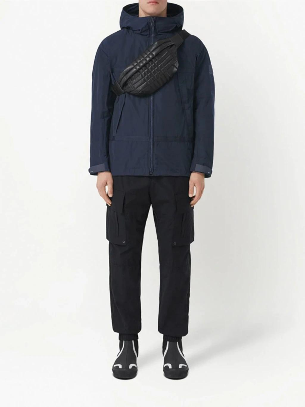 BURBERRY Lightweight Hooded Jacket In Black Product Image