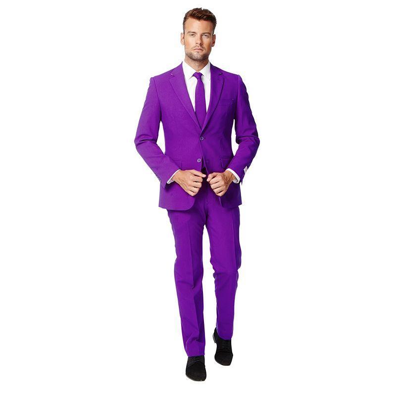 Mens OppoSuits Slim-Fit Solid Suit & Tie Set Product Image